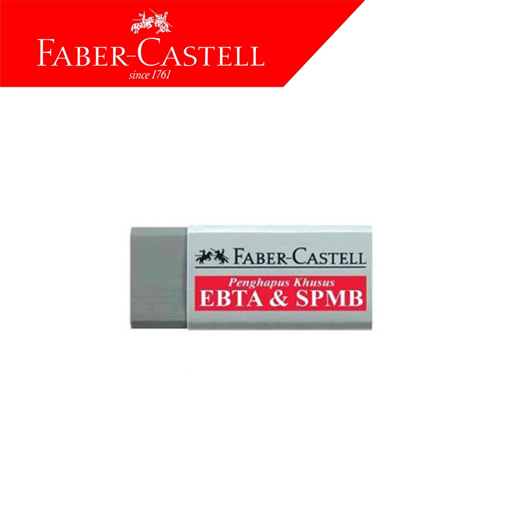 

Faber Castell Penghapus Polos Besar Abu 187168 (x30) EBTA&SPMB