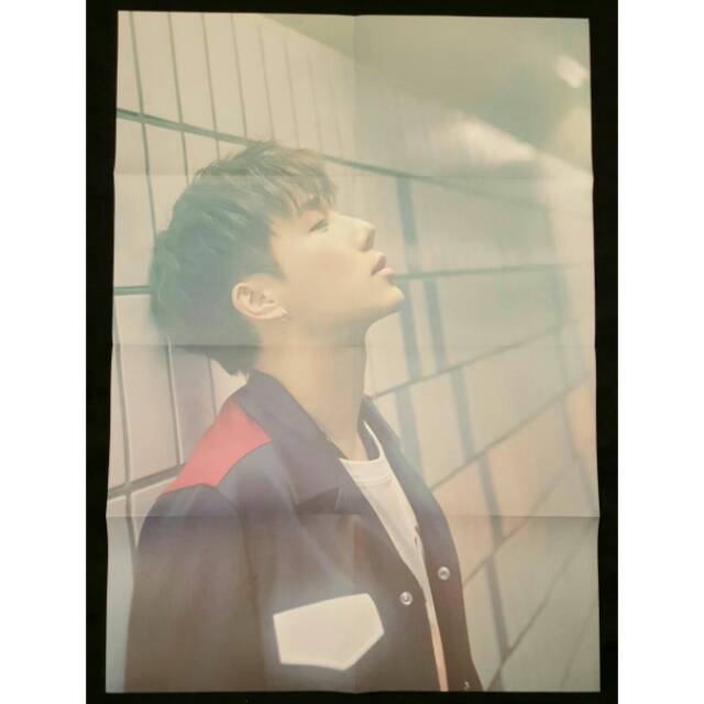 KIM SUNGKYU OFFICIAL FOLDED SPECIAL POSTER 10 STORIES ALBUM LIMITED EDITION