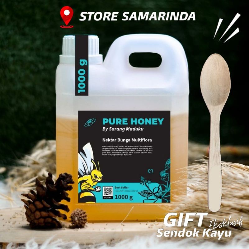 

Madu Asli Murni 100% Samarinda Sarang Maduku [1kg] Nektar Bunga