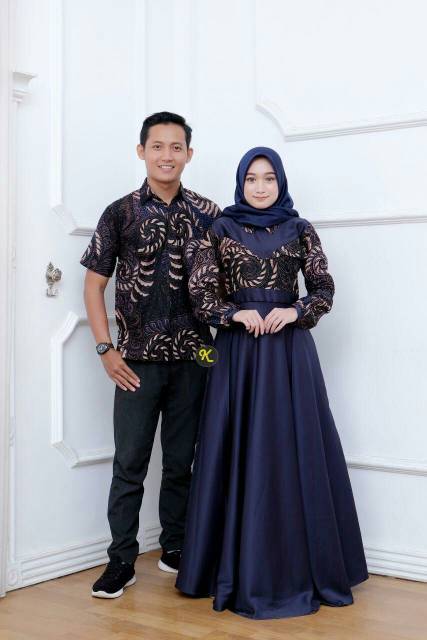 Maura Couple - Sania Ruffle Batik Couple ori Ndoro jowi DNT Garansi Termurah Shopee