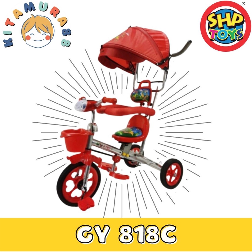 Sepeda Anak - Sepeda Roda Tiga STROLLER GYRO ST GY 818C