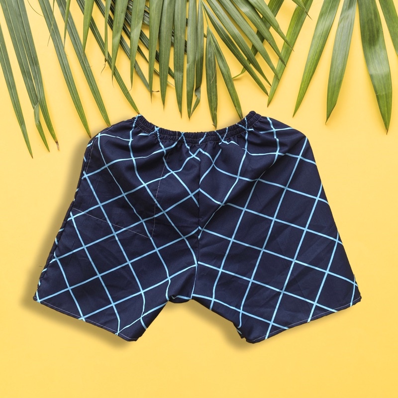 ECER HARGA GROSIR TERMURAH DI SHOPEE CELANA BOXER CELANA PENDEK  PRIA WANITA CELANA KOLOR CELANA KOTAK CEALANA MOTIF-Arctic