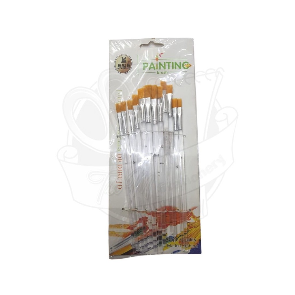 

YiJiaYi Kuas Lukis 839-3 set isi 12
