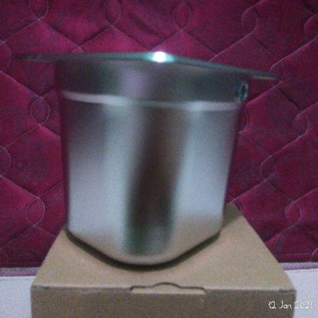 Box Wadah Kopi Espresso Knock Box Container Barista Onetwocups- Kb1 Silver