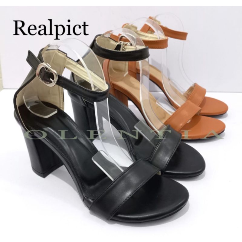 Sandal Wanita Sandal heels tali gesper RD 08