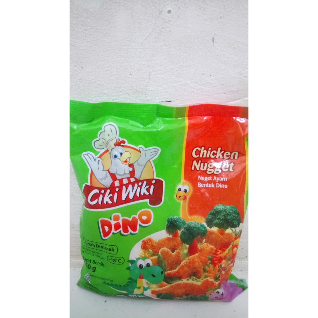 

nugget ayam ciki wiki dino 250 gram grabsend/gosend only