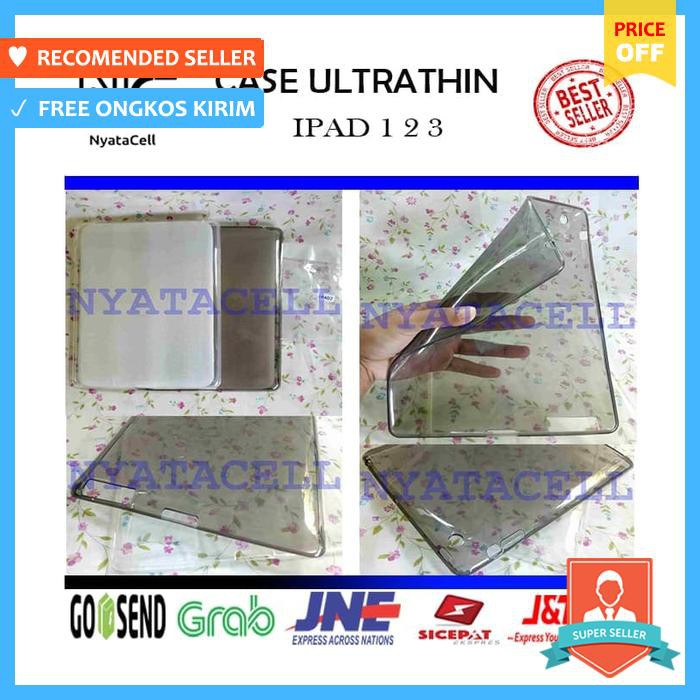 Case ultrathin ipad 2 3 silikon/soft/ultrathin/softcase - aksesoris handphone - soft case handphone