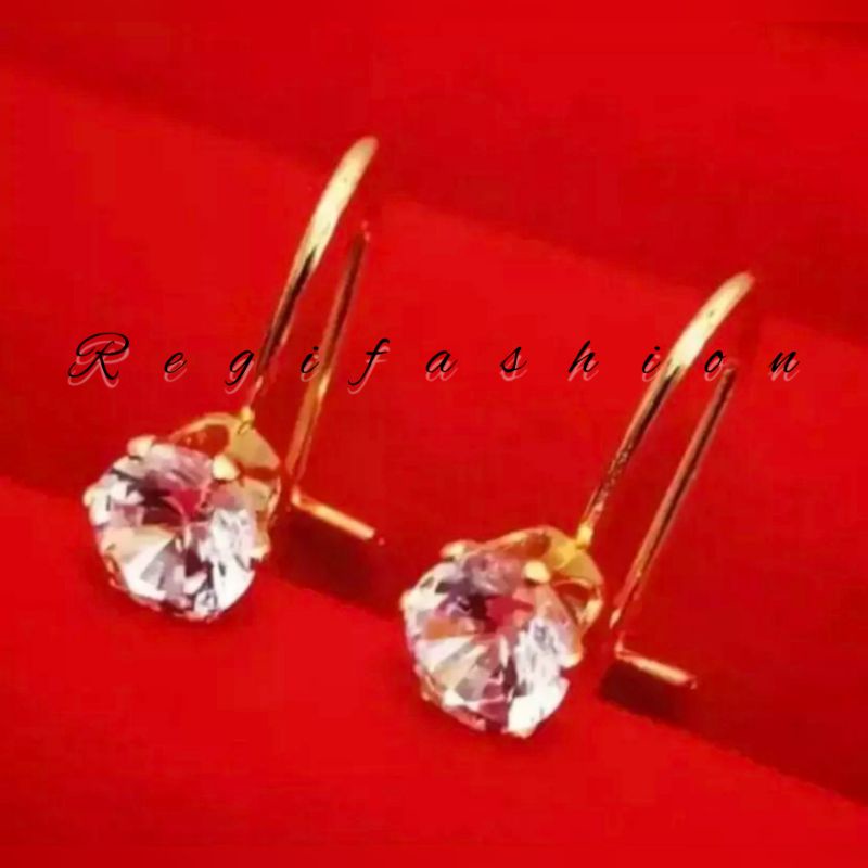 Anting titanium Wanita original terbaru fashion wanita anti karat tidak luntur