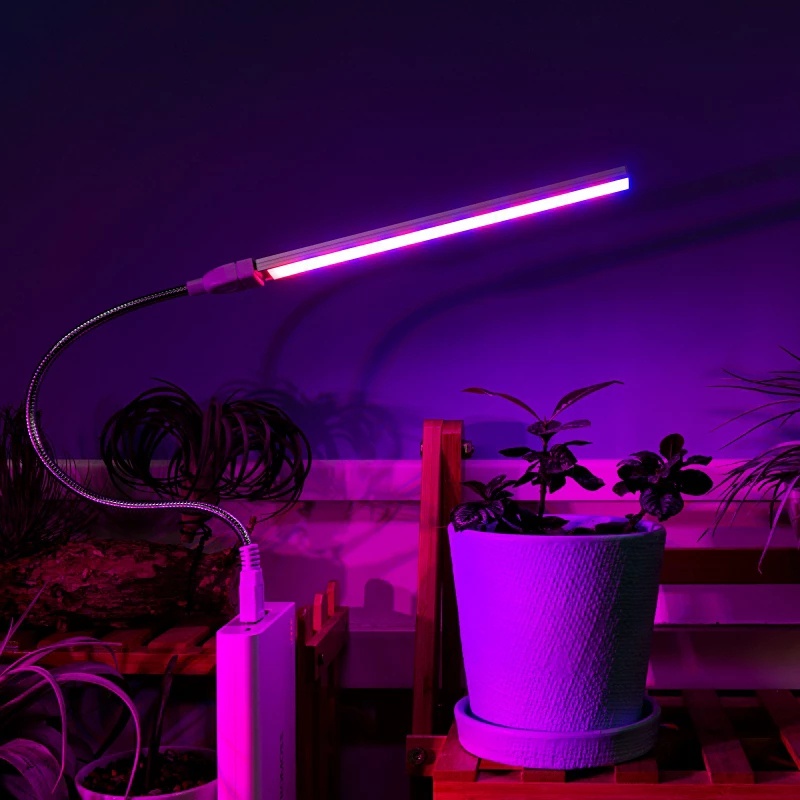 Lampu Semai Fleksibel Desktop Tanaman Batangan Bunga USB Phyto Lamp Stand Indoor Fill Light USB Led Phyto Fill Growing Lamp Untuk Rumah Ruang Tamu Indoor Grow Light Led Plant Light