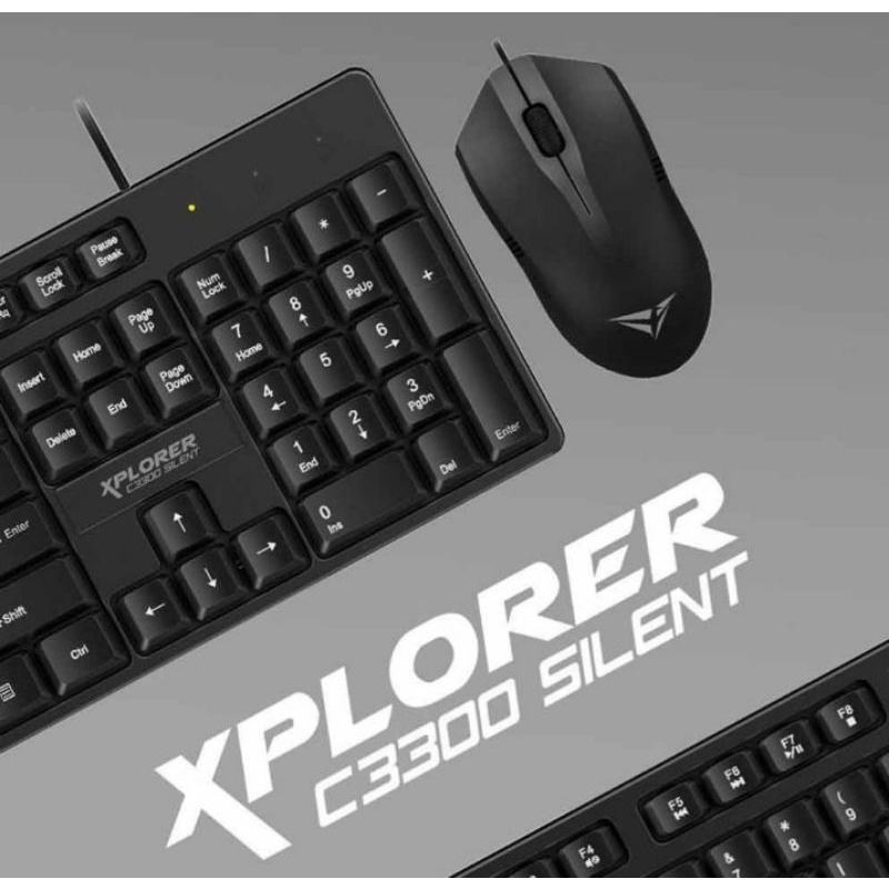 Keyboard + Mouse Silent Alcatroz XPLORER C3300 Silent original