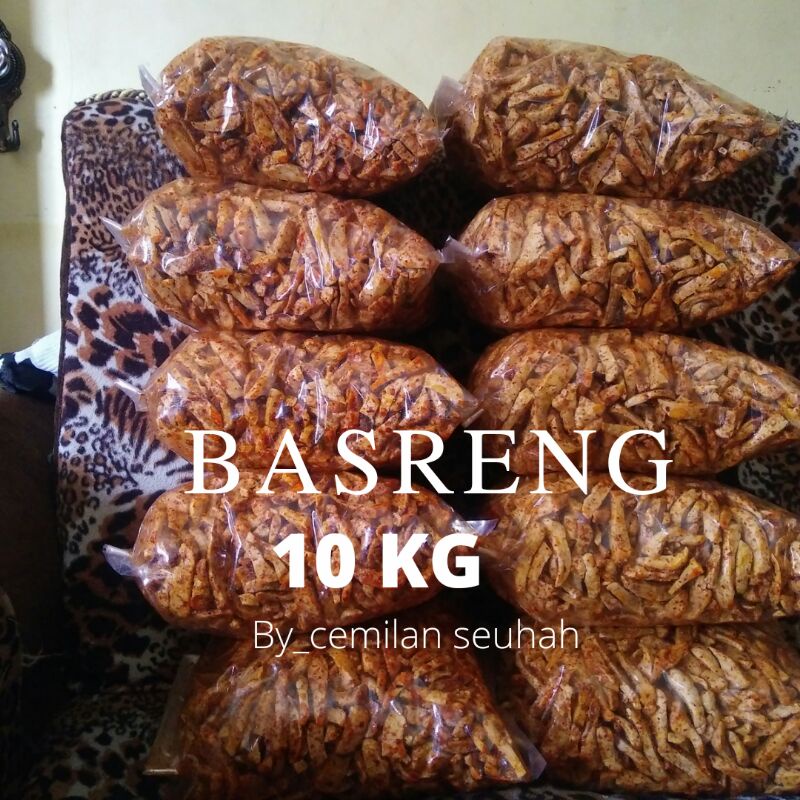 [PAKET RESELLER] Basreng pedas daun jeruk isi 10 kg