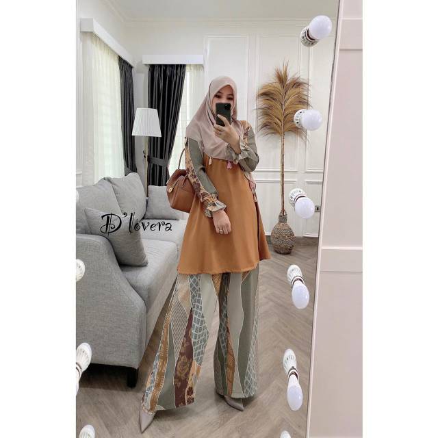 Sekar set ( Kulot+Tunik) original Dlovera