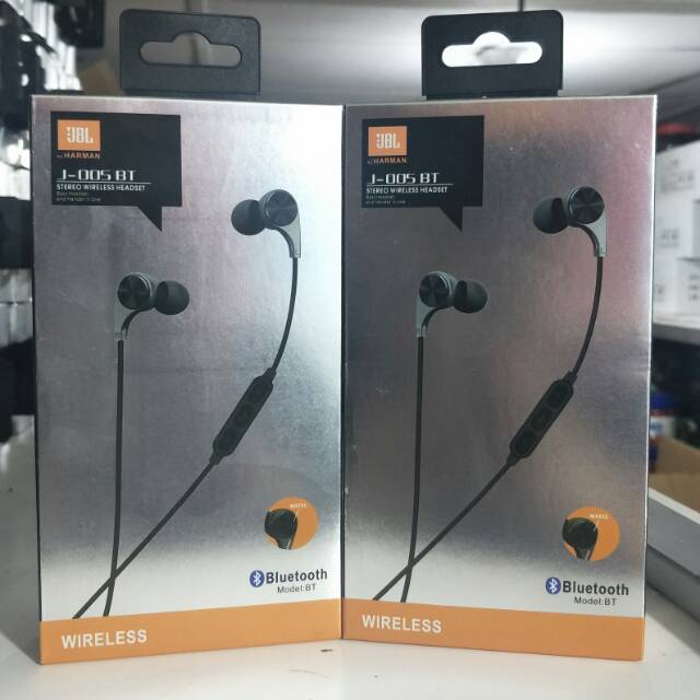 HEADSET WIRELESS BLUETOOTH JBL J-005 ORIGINAL OEM MAGNETICALLY CONNECT
