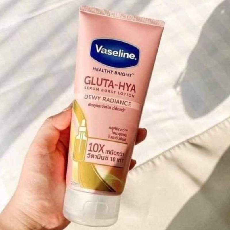 VASELINE HEALTHY BRIGHT GLUTA-HYA SERUM BURST LOTION DEWY RADIANCE PINK