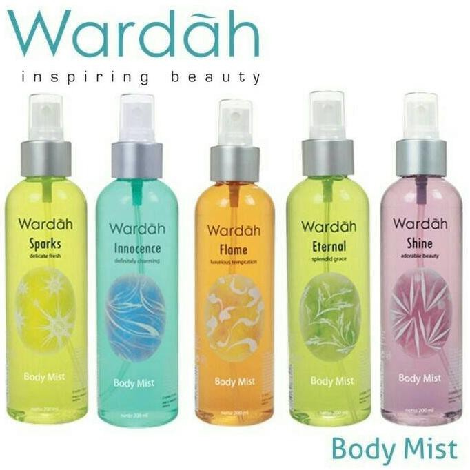 Wardah Body Mist - Innocence Eternal Flame Shine Sparks Parfum