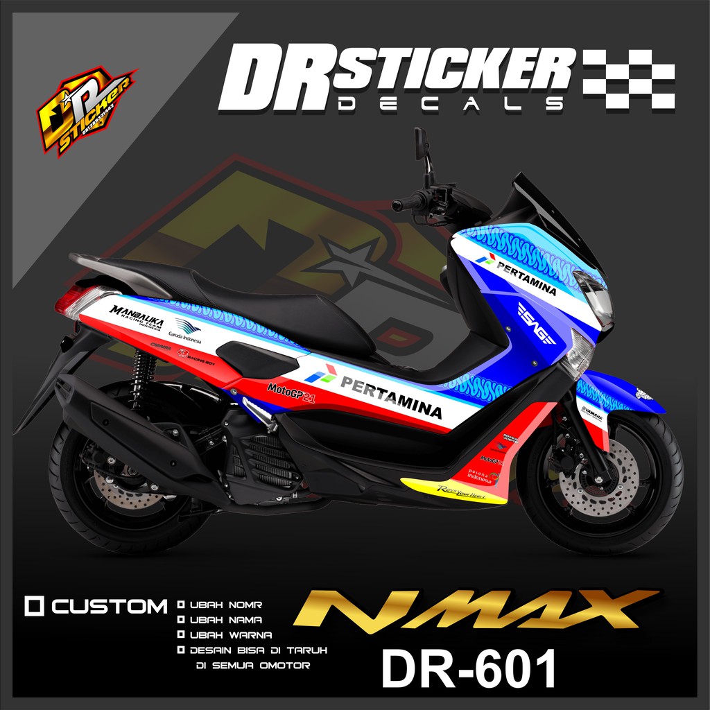 Decal Nma Old Mandalika - Decal Full Body Nmax Lama  Desain Mandalika
