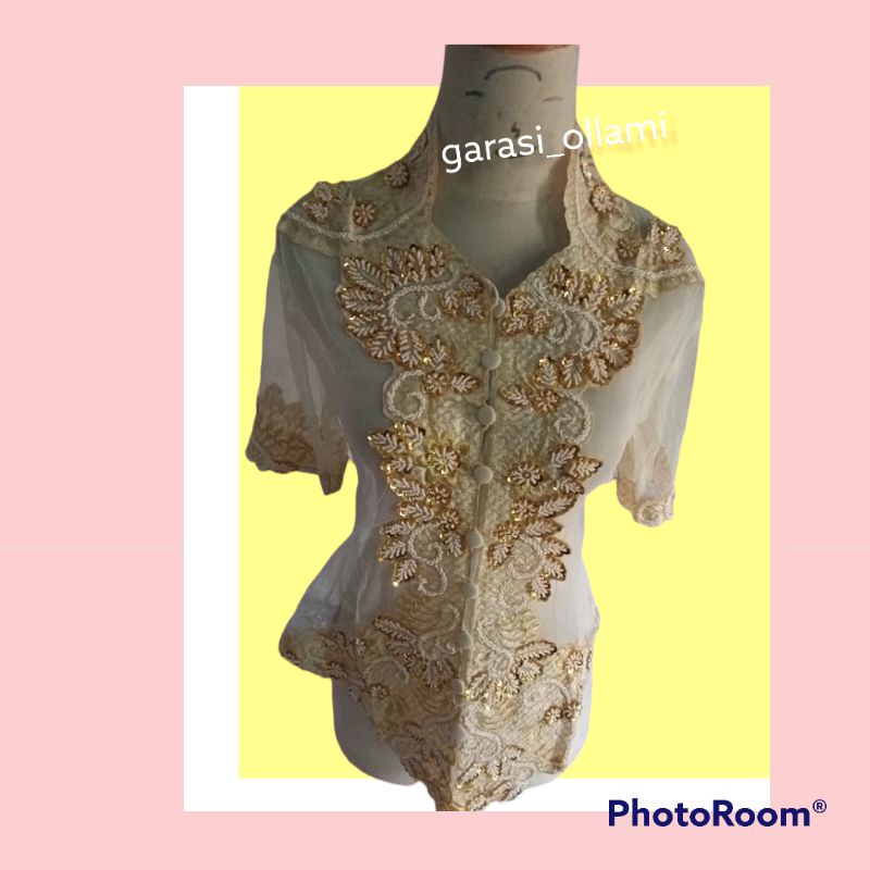 kebaya full Payet/kebaya Payet modern/kebaya pesta/kebaya ibu natal/kebaya Payet Bali/kebaya Payet w