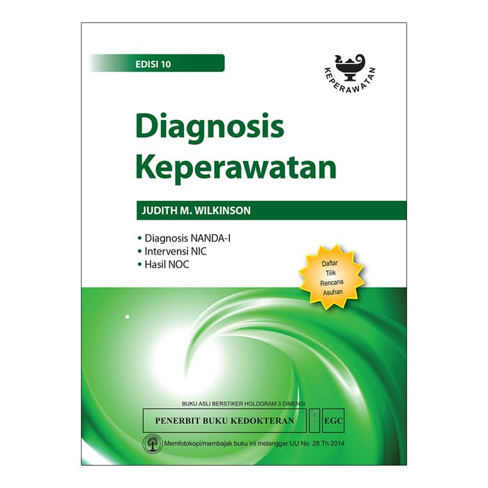 EGC Diagnosis Keperawatan NIC NOC Edisi 10