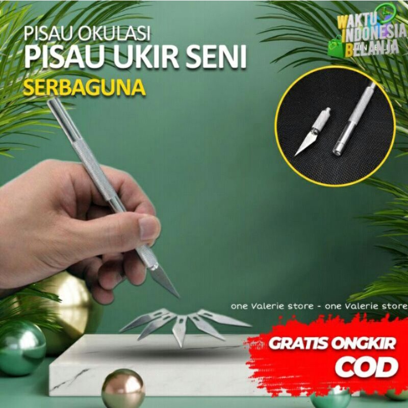 

Pen Cutter Set + Reffil 4 PCS Art Knife Pisau Ukir Cutting Stiker Kerajinan Tangan