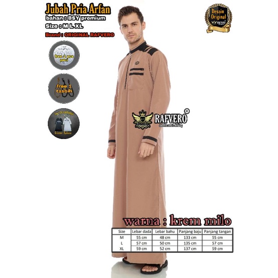 Jubah Pria Arfan Original - Jubah Pria termurah - Jubah Pria Bisa COD - Jubah Pria Terbaru