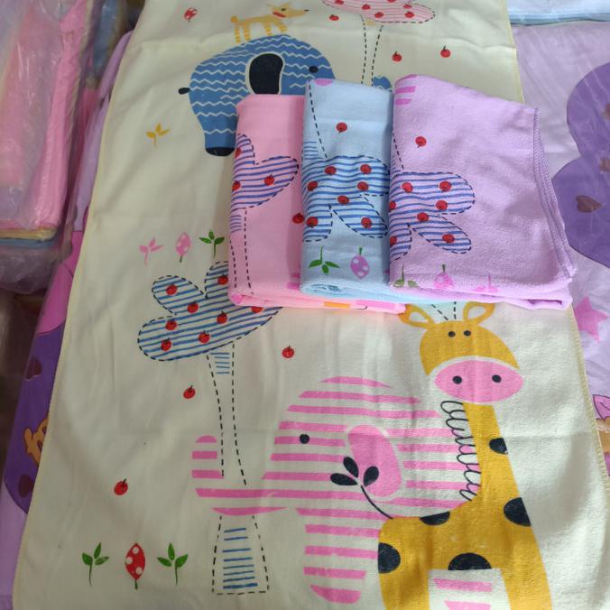 Aman Handuk Microfiber 70X140 Cm - Pink Bagus