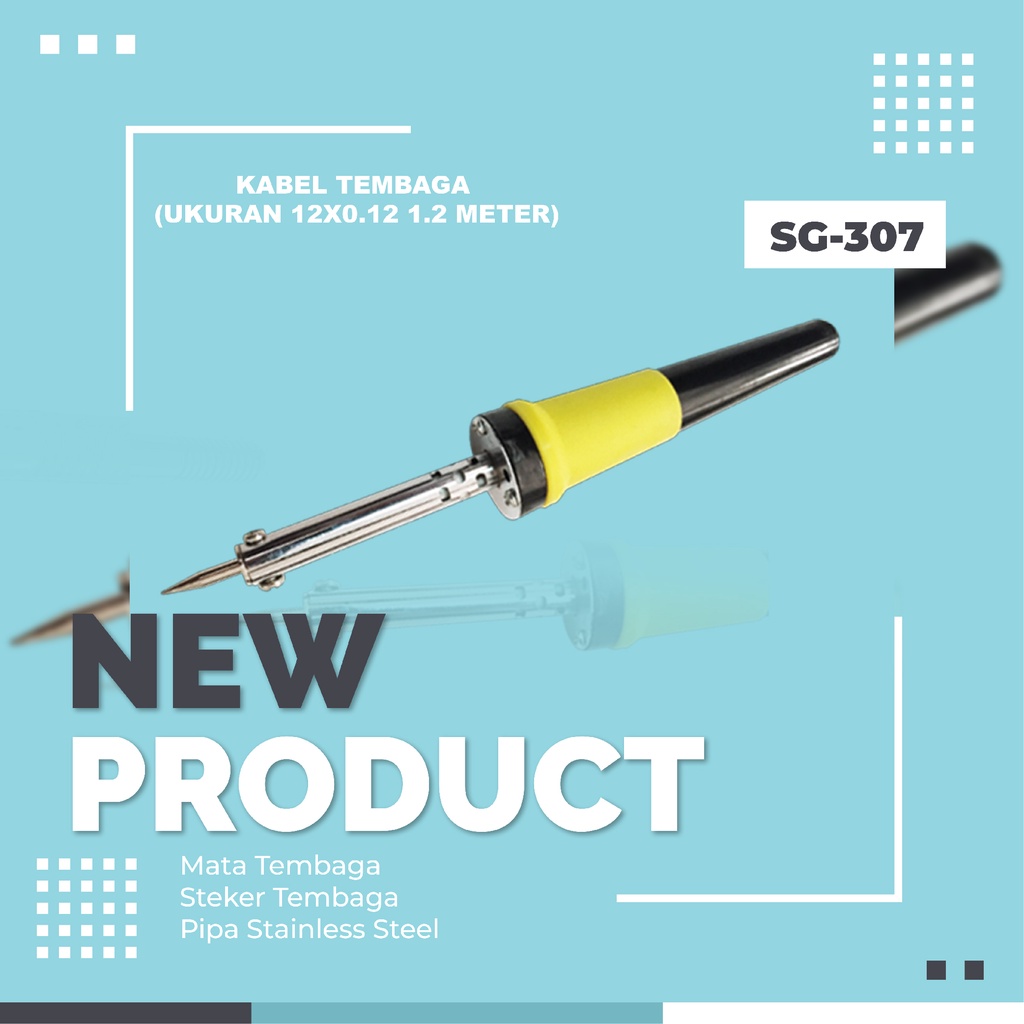 [GROSIR] Solder TEMBAGA 40W SHIGEN [ORIGINAL] 307 Kualitas super SG 307