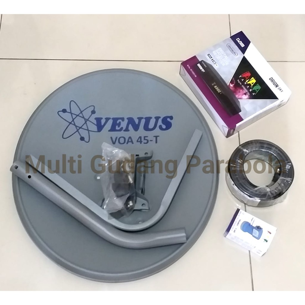 Paket Ninmedia Orion sky lengkap termasuk dish lnb dan kabel | Shopee
