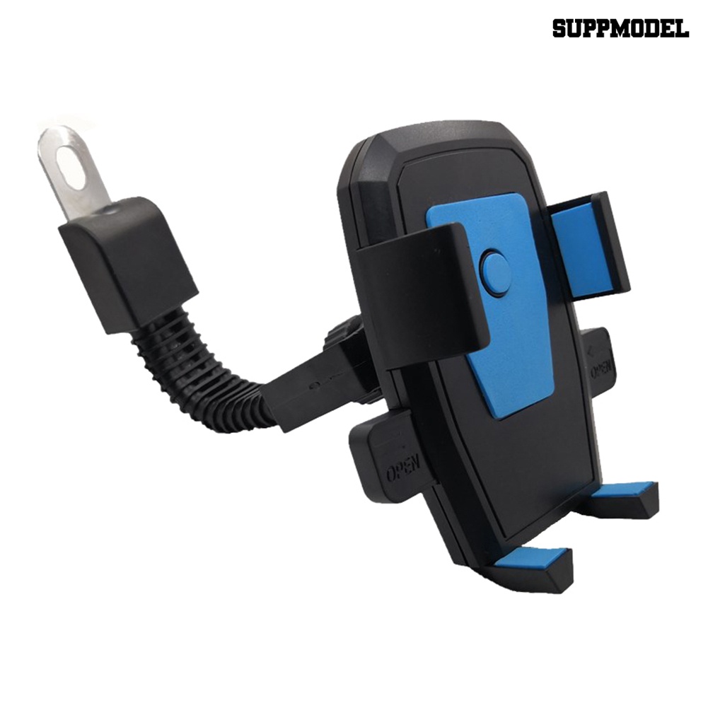 Sdl Bracket Mount Kaca Spion Motor Skuter Universal Rotasi 360 Derajat Holder Handphone