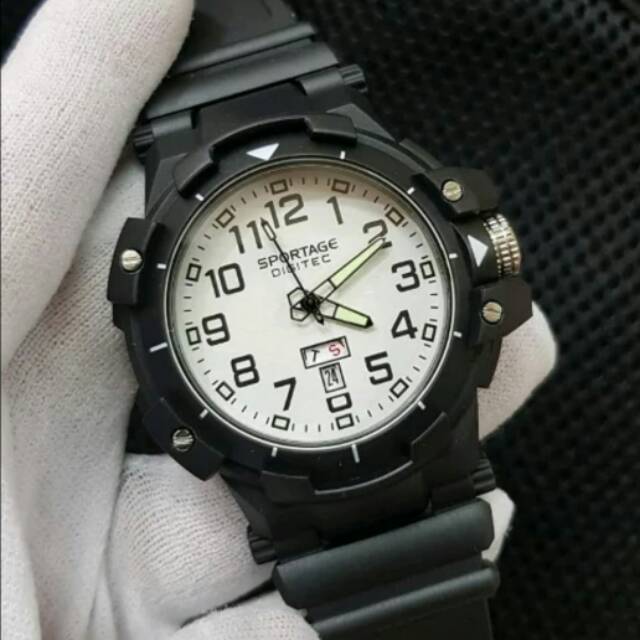 JAM TANGAN PRIA DIGITEC DG1002 ORIGINAL WATER RESIST TANGGAL HARI AKTIF