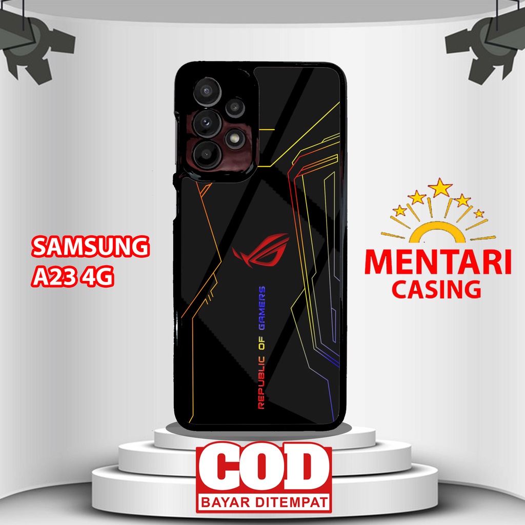 Case SAMSUNG A23 4G CASING SAMSUNG A23 4G [ ROG ] Mentari casing case hp kondom hp case custom case 