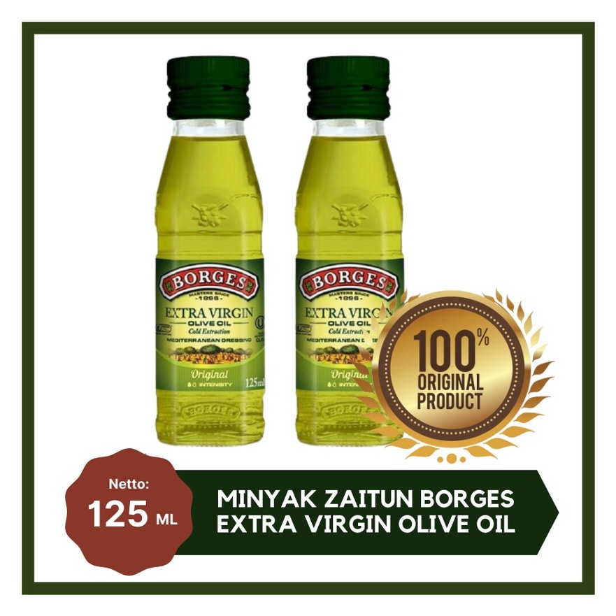 

MINYAK ZAITUN BORGES EXTRA VIRGIN OLIVE OIL EVO 125 ML ORIGINAL