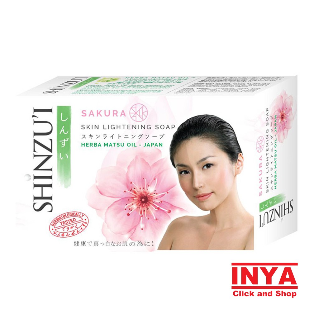 SHINZUI SAKURA SKIN LIGHTENING SOAP BAR 85gr - Sabun Batang