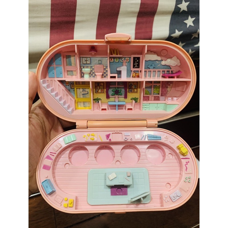 polly Pocket vintage bluebird 1992 baby stamper pencil case
