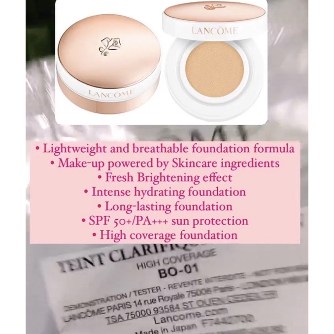 Lancome Teint Clarifique Cushion Refill / With Case