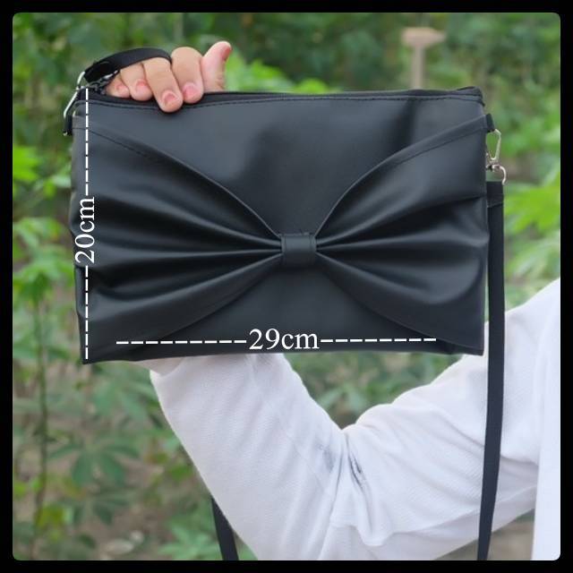 Tas pita/vita slempang semi kulit uk 29x20cm