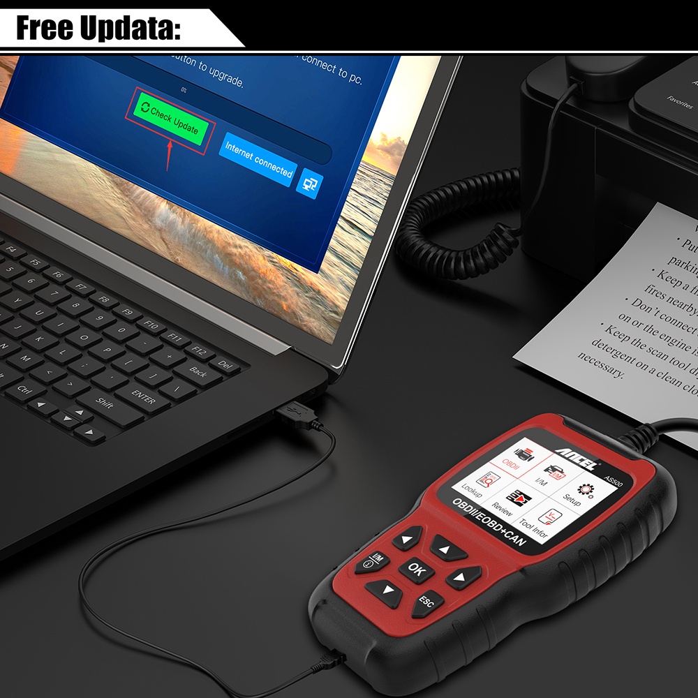 ANCEL AS500 Obd2 Scanner Odb2 Car Diagnostic Tool OBDII Car Scanner Obd Car Diagnostic Scanner Free Update