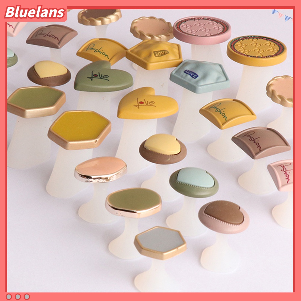 (In Stock) Kacamata Hitam Lensa Warna Warni ♡8pcs / Set Pemisah Jari Kaki Bentuk Hati / Kotak Bahan Silikon Untuk Pedicure DIY