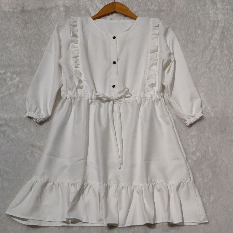 Zahra tunik  / tunik putih / tunik wanita