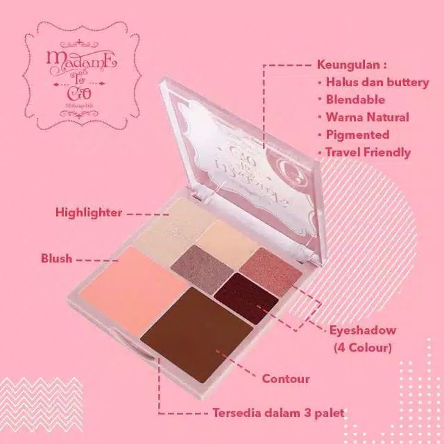 ❣️Rakkistore99❣️Madame Gie To Go Make Up Kit (100% Original)