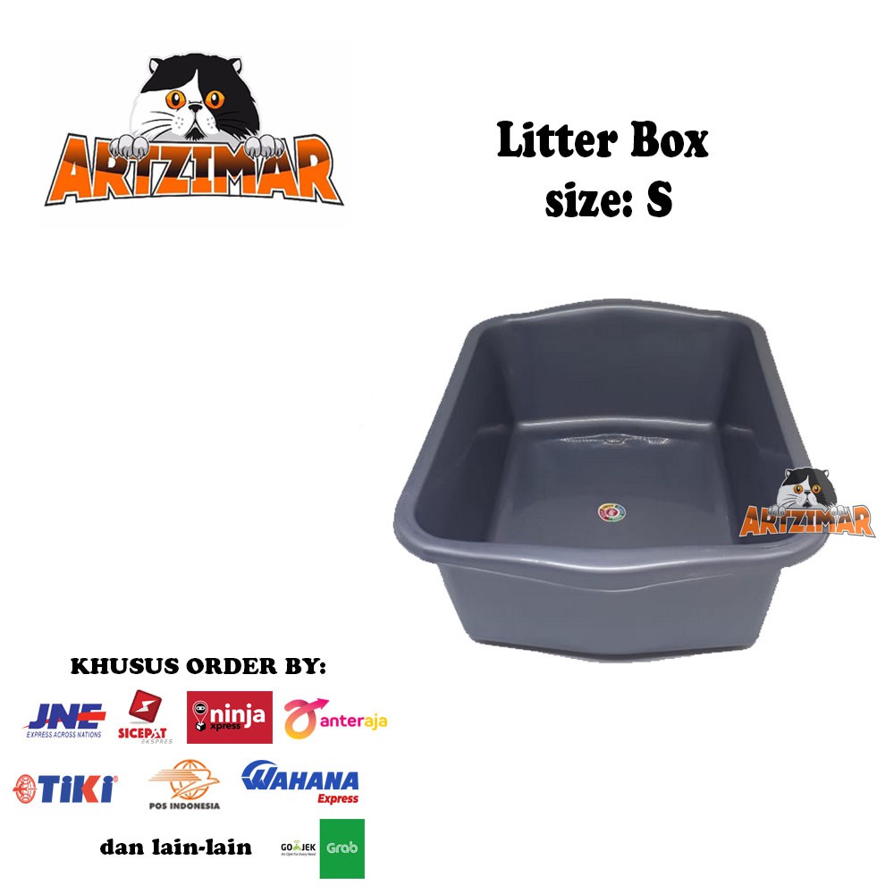 Bak Pasir Kucing Ukuran s Litter Box Cat Size small