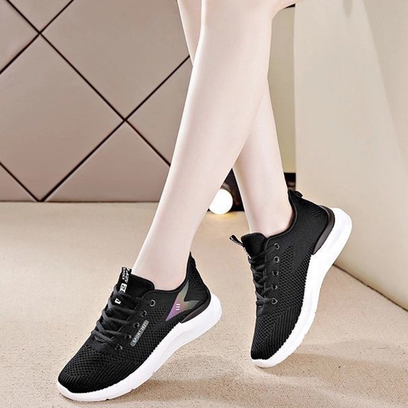 Sepatu Sneakers Wanita Running Fashion Import Premium - F-68