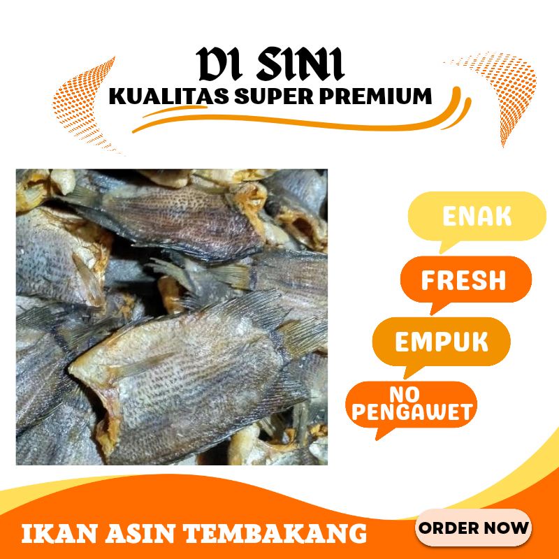 

Ikan Asin Tembakang 1kg Kualitas Super Premium by Sayuran Segar Garut