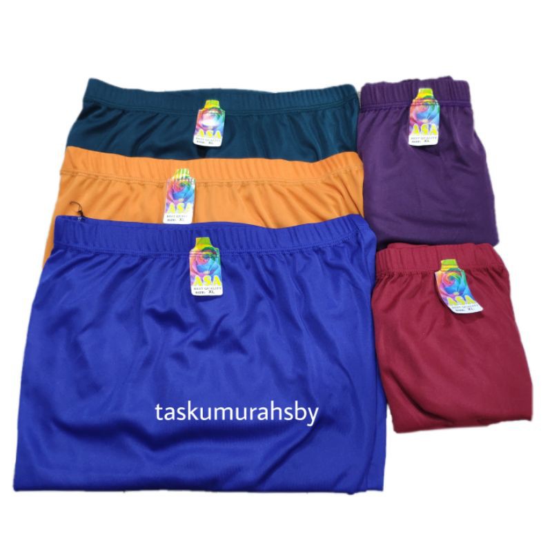 celana rangkepan wanita dewasa di atas lutut dikit TIPIS TERMURAH