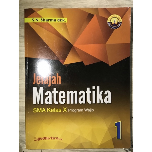 

Buku Jelajah Matematika SMA kelas X-10 program wajib