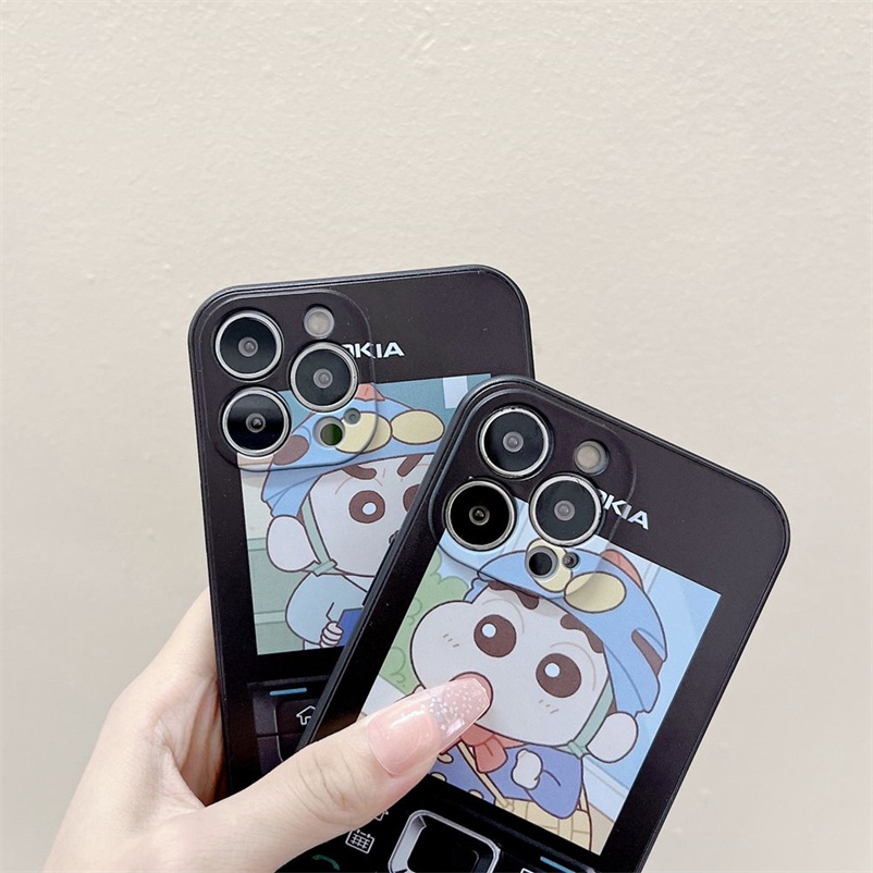 Phone Case for iPhone 14 13 12 11 Pro Max SE 2020 X XR Xs Max iPhone 6 6s 7 8 Plus Two-color Plaid Love Smiley Face Phone Case Non-slip Anti-drop Soft TPU Protcetive Case