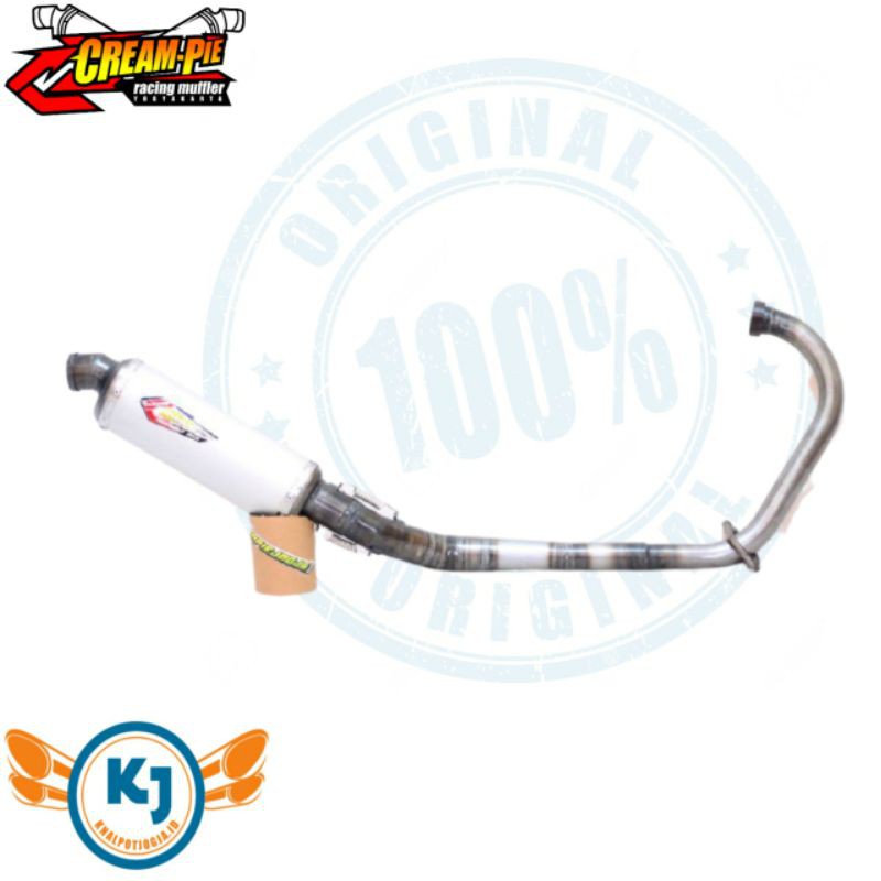 Knalpot Creampie Scorpio Type Trioval Galvanis Almu Original Racing Jogja juraganknalpotjogja