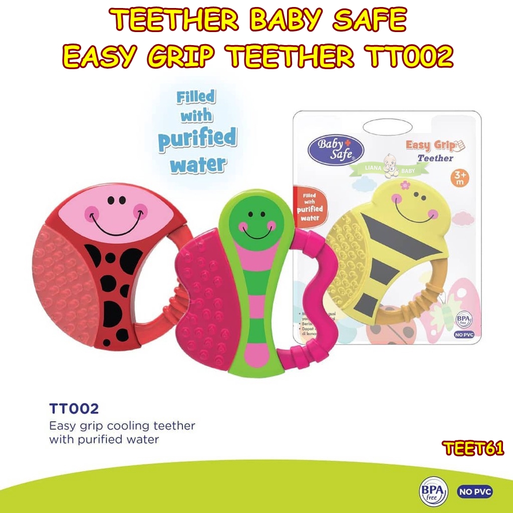 TEET61 TEETHER BAYI BABY SAFE EASY GRIP TT002