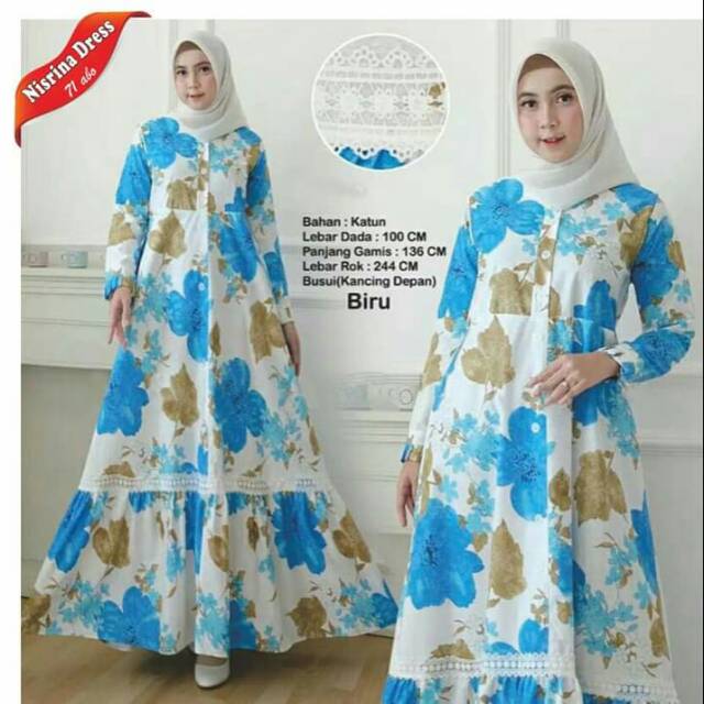 NISRINA DRESS / DRESS WANITA / DRESS MURAH / DRESS CEWE