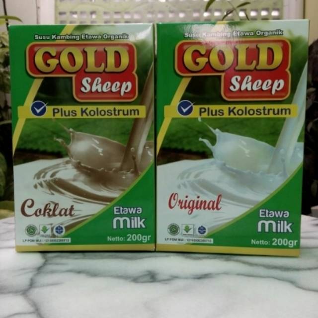 Susu Kambing Etawa Organik Plus Kolustrum Gold Sheep Shopee Indonesia