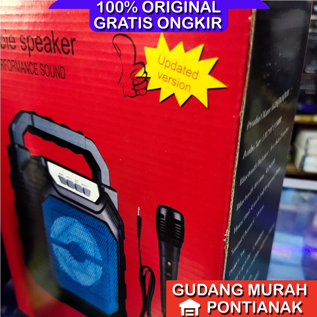 Speaker Bluethoot bonus Mic suara bagus dan nyaring MURAH